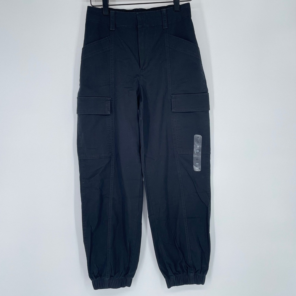 GAP Black Cargo Jogger Pants XS Utility Streetwear NWT